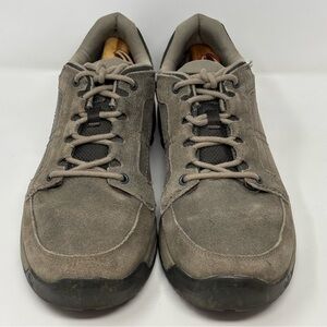 Merrell Anvik Trekker Gray Suede Hiking Shoe Ankle Boots Lace Up Men 11.5 J95145